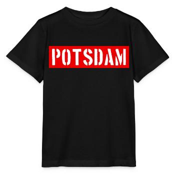 Potsdam - Brandebourg - Allemagne - T-shirt bio MINI CREATOR Stanley/Stella Enfant - noir - Devant - Mikhail (115cm)