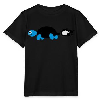 Schildkröte Turbo - Stanley/Stella Kinder T-Shirt MINI CREATOR  - Schwarz - Vorne - Mikhail (115cm)