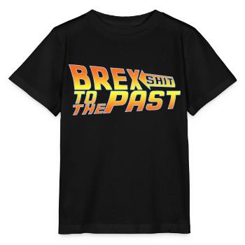 Brexshit to the Past Anti Brexit - BrexSHIT - BREX - Stanley/Stella MINI CREATOR Kids’ T-Shirt - black - Front - Mikhail (115cm)