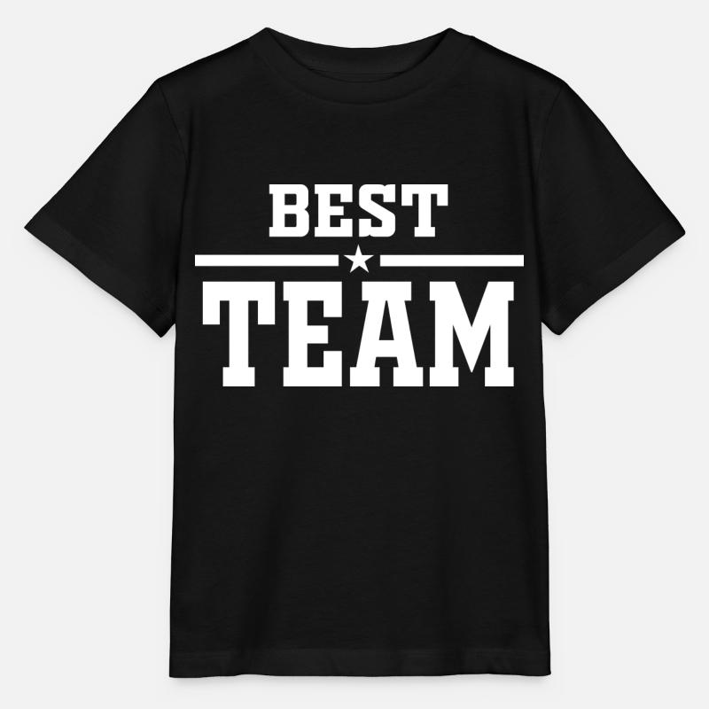 Meilleure équipe, groupe, idée cadeau - T-shirt bio MINI CREATOR Stanley/Stella Enfant - noir