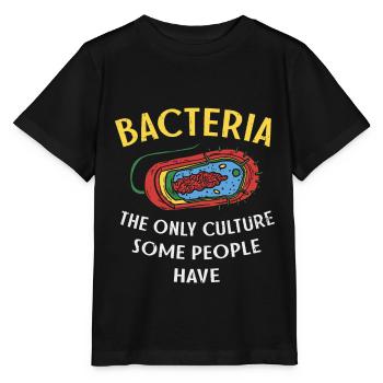 Bakterien / Mikroskop Mikrobiologie Labor Klinik - Stanley/Stella Kinder T-Shirt MINI CREATOR  - Schwarz - Vorne - Mikhail (115cm)
