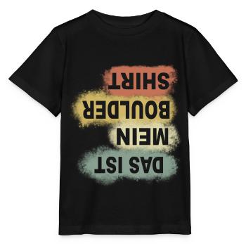 Bouldern Klettern Sportkletterer Geschenk - Stanley/Stella Kinder T-Shirt MINI CREATOR  - Schwarz - Vorne - Mikhail (115cm)
