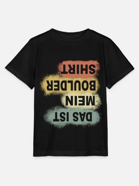 Bouldern Klettern Sportkletterer Geschenk - Stanley/Stella Kinder T-Shirt MINI CREATOR  - Schwarz