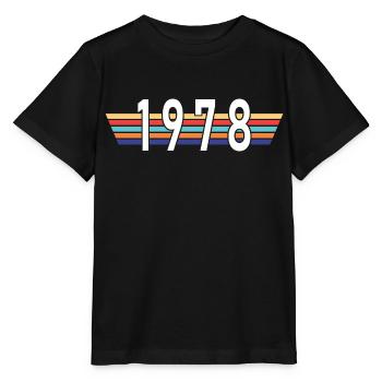 Ich bin aus dem Jahr 1978. - Stanley/Stella Kinder T-Shirt MINI CREATOR  - Schwarz - Vorne - Mikhail (115cm)