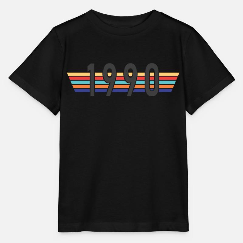 Année 1990 - T-shirt bio MINI CREATOR Stanley/Stella Enfant - noir