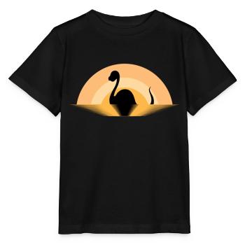 Drôle de monstre du Loch Ness Cryptozoologie Nessie - T-shirt bio MINI CREATOR Stanley/Stella Enfant - noir - Devant - Mikhail (115cm)