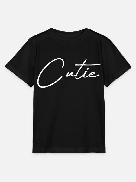 Cutie white - Stanley/Stella Kinder T-Shirt MINI CREATOR - Schwarz
