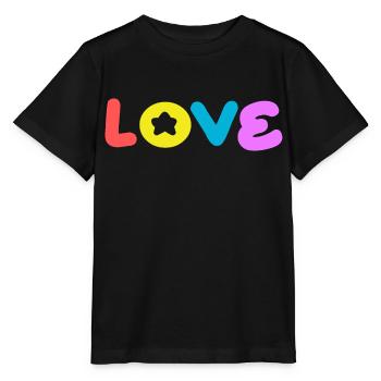 Aimez les pensées positives, l’attitude positive - T-shirt bio MINI CREATOR Stanley/Stella Enfant - noir - Devant - Mikhail (115cm)