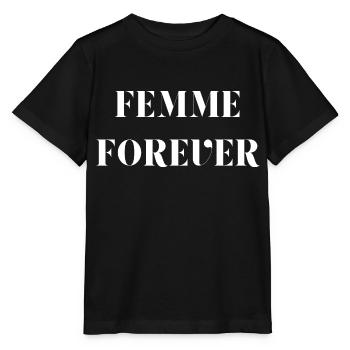 Woman forever - Stanley/Stella MINI CREATOR Kids’ T-Shirt - black - Front - Mikhail (115cm)