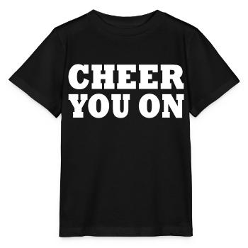 Cheer you on - Stanley/Stella MINI CREATOR Kids’ T-Shirt - black - Front - Mikhail (115cm)