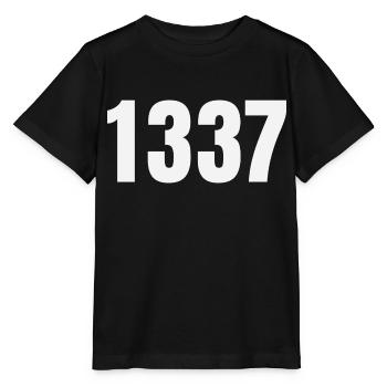 1337 - Stanley/Stella Kinder T-Shirt MINI CREATOR  - Schwarz - Vorne - Mikhail (115cm)
