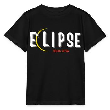 ECLIPSE 2024, AMATEURS D’ASTRONOMIE - T-shirt bio MINI CREATOR Stanley/Stella Enfant - noir - Devant - Mikhail (115cm)