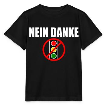 Ampel nein danke - Stanley/Stella Kinder T-Shirt MINI CREATOR  - Schwarz - Vorne - Mikhail (115cm)