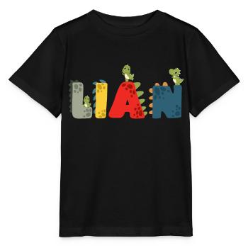 Lian Dino2 - T-shirt bio MINI CREATOR Stanley/Stella Enfant - noir - Devant - Mikhail (115cm)
