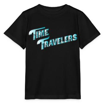 TIME TRAVELERS - Stanley/Stella MINI CREATOR Kids’ T-Shirt - black - Front - Mikhail (115cm)