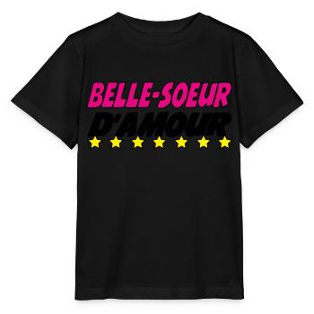 Beautiful Sister of Love - Stanley/Stella MINI CREATOR Kids’ T-Shirt - black - Front - Mikhail (115cm)