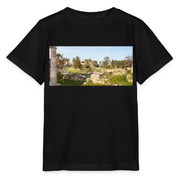 ruins of the Ancient Agora of Kos in Kos City Kos - Stanley/Stella MINI CREATOR Kids’ T-Shirt - black - Front - Mikhail (115cm)