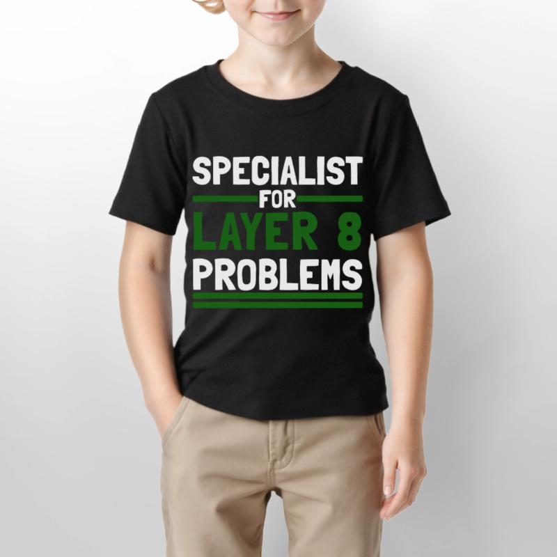 Computer Computerarbeit witzige Sprüche Layer 8 Stanley/Stella Kinder T-Shirt MINI CREATOR 