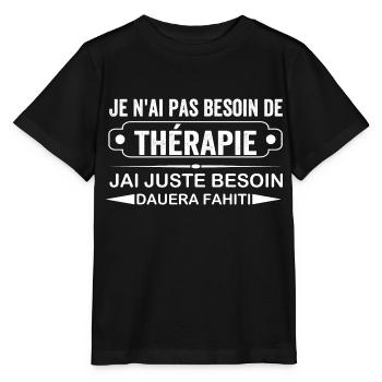 Tahiti-Therapie - Stanley/Stella Kinder T-Shirt MINI CREATOR  - Schwarz - Vorne - Mikhail (115cm)