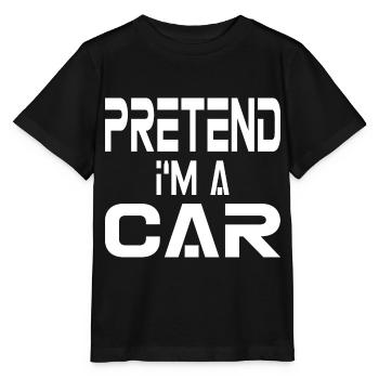 Ich bin ein Auto schnelles Halloween Kostüm - Stanley/Stella Kinder T-Shirt MINI CREATOR  - Schwarz - Vorne - Mikhail (115cm)