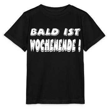 Wochenende - Stanley/Stella Kinder T-Shirt MINI CREATOR  - Schwarz - Vorne - Mikhail (115cm)