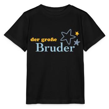 Der große Bruder - Stanley/Stella Kinder T-Shirt MINI CREATOR  - Schwarz - Vorne - Mikhail (115cm)