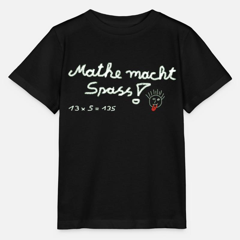 Mathe macht Spass ! - Stanley/Stella Kinder T-Shirt MINI CREATOR  - Schwarz