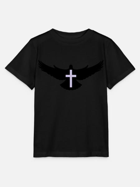 taube_heiliger_geist2 - Stanley/Stella Kinder T-Shirt MINI CREATOR - Schwarz