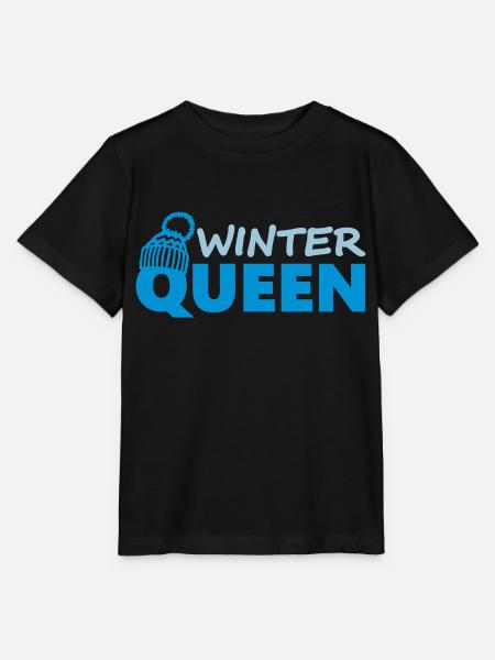Winter Queen (Schriftzug) - Stanley/Stella Kinder T-Shirt MINI CREATOR  - Schwarz