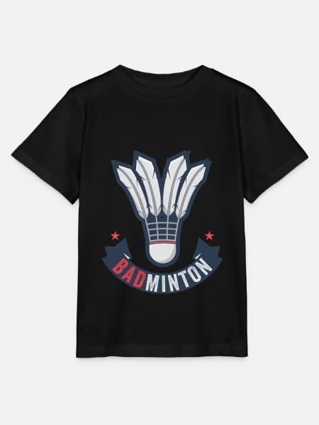 Badminton - Stanley/Stella Kinder T-Shirt MINI CREATOR  - Schwarz
