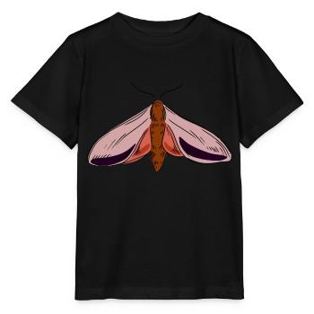 Butterfly moth moth insect moth - Stanley/Stella MINI CREATOR Kids’ T-Shirt - black - Front - Mikhail (115cm)