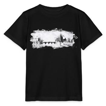 Prague - T-shirt bio MINI CREATOR Stanley/Stella Enfant - noir - Devant - Mikhail (115cm)