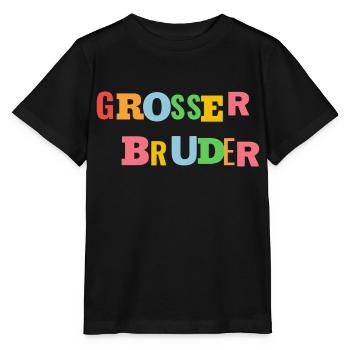 Großer Bruder - Stanley/Stella Kinder T-Shirt MINI CREATOR  - Schwarz - Vorne - Mikhail (115cm)
