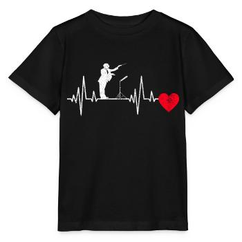 Dirigenten EKG Musik Dirigent Musiker Herzschlag - Stanley/Stella Kinder T-Shirt MINI CREATOR  - Schwarz - Vorne - Mikhail (115cm)