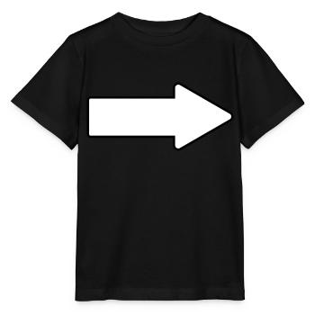 Flèche - T-shirt bio MINI CREATOR Stanley/Stella Enfant - noir - Devant - Mikhail (115cm)