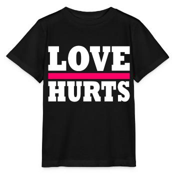 Love hurts - Stanley/Stella MINI CREATOR Kids’ T-Shirt - black - Front - Mikhail (115cm)