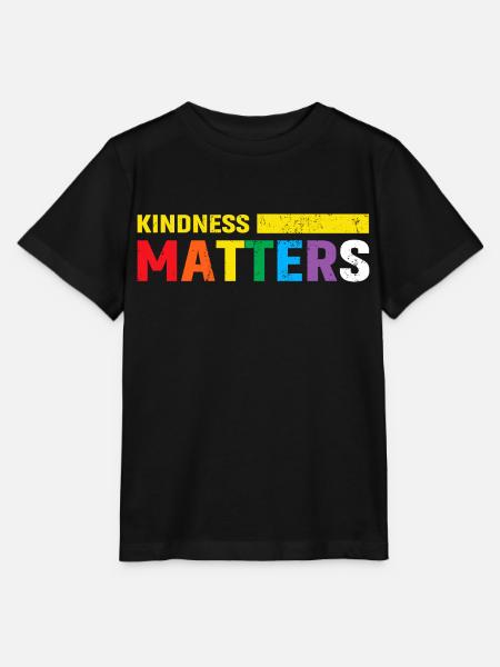Kindness Matters - Stanley/Stella Kinder T-Shirt MINI CREATOR - Schwarz