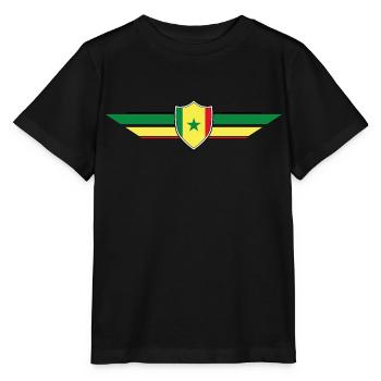 Coupe du Monde des Supporters du Sénégal - T-shirt bio MINI CREATOR Stanley/Stella Enfant - noir - Devant - Mikhail (115cm)
