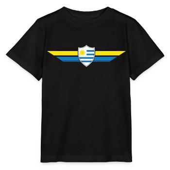 Coupe du monde des supporters uruguayens - T-shirt bio MINI CREATOR Stanley/Stella Enfant - noir - Devant - Mikhail (115cm)