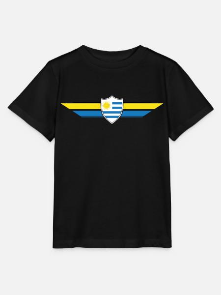 Uruguay Fan Weltmeisterschaft - Stanley/Stella Kinder T-Shirt MINI CREATOR  - Schwarz