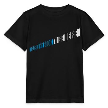 I closed my book - Stanley/Stella MINI CREATOR Kids’ T-Shirt - black - Front - Mikhail (115cm)