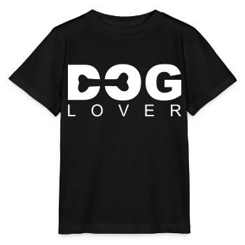 Amoureux des chiens - T-shirt bio MINI CREATOR Stanley/Stella Enfant - noir - Devant - Mikhail (115cm)