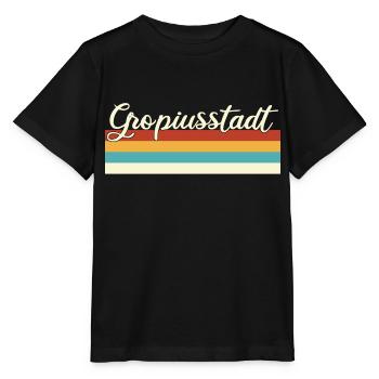 Gropiusstadt - Neukölln - Berlin - Retro - Vintage - Stanley/Stella Kinder T-Shirt MINI CREATOR  - Schwarz - Vorne - Mikhail (115cm)