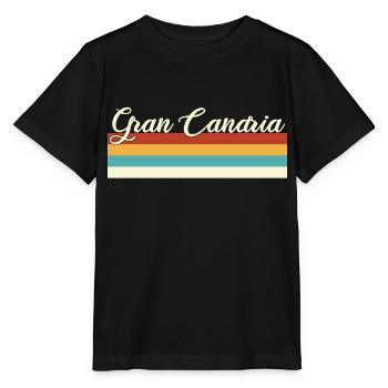 Gran Canaria - Kanaren - Spanien Kanarische Insel - Stanley/Stella Kinder T-Shirt MINI CREATOR  - Schwarz - Vorne - Mikhail (115cm)