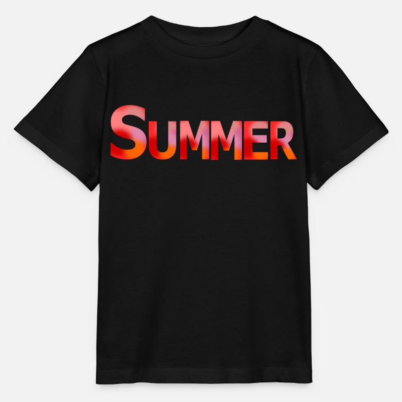 Summer - Stanley/Stella MINI CREATOR Kids’ T-Shirt - black