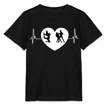 Dancing Dance Music - Stanley/Stella MINI CREATOR Kids’ T-Shirt - black - Front - Mikhail (115cm)