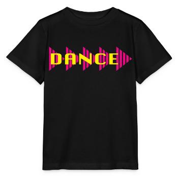 80s Dance Dancing - Stanley/Stella MINI CREATOR Kids’ T-Shirt - black - Front - Mikhail (115cm)