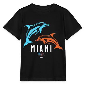 Miami - Stanley/Stella Kinder T-Shirt MINI CREATOR  - Schwarz - Vorne - Mikhail (115cm)