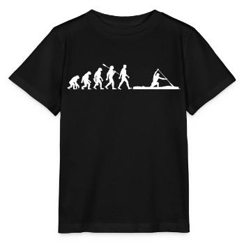 Evolution - Canadier - Kanusport - Wettkampf - Stanley/Stella Kinder T-Shirt MINI CREATOR  - Schwarz - Vorne - Mikhail (115cm)