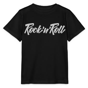 rock n roll,hardrock, basser, heavy - Stanley/Stella Kinder T-Shirt MINI CREATOR  - Schwarz - Vorne - Mikhail (115cm)